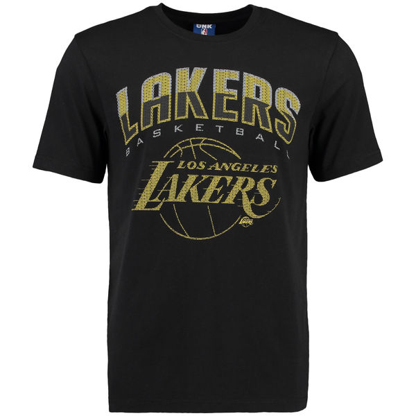 NBA Men Los Angeles Lakers UNK Evolve TShirt  Black->nba t-shirts->Sports Accessory